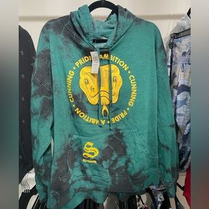 Green and Yellow Slytherin Hoodie